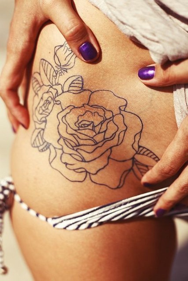 desenhos de tatuagem de flores (2) 