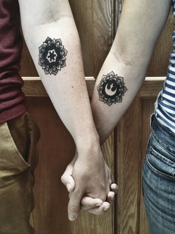 Desenhos de tatuagem de casal 64 