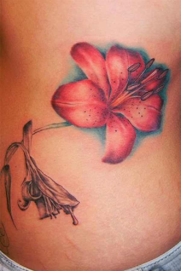 flores de lírio tatuagem 46 