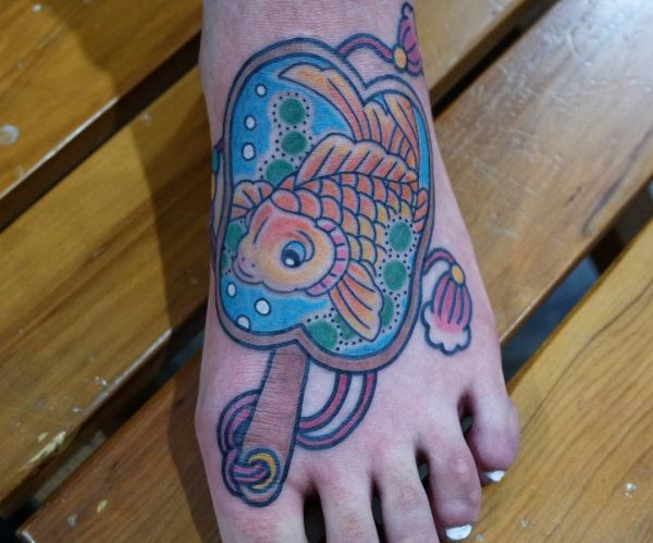 Tatuagem de peixinho 