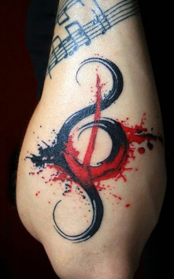 35 Melodious Music Notation Tattoos 34 