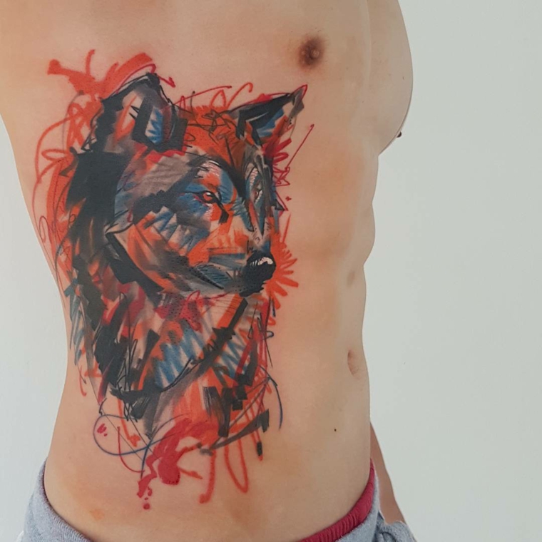 tatuagem-lobo-design-original-homem 