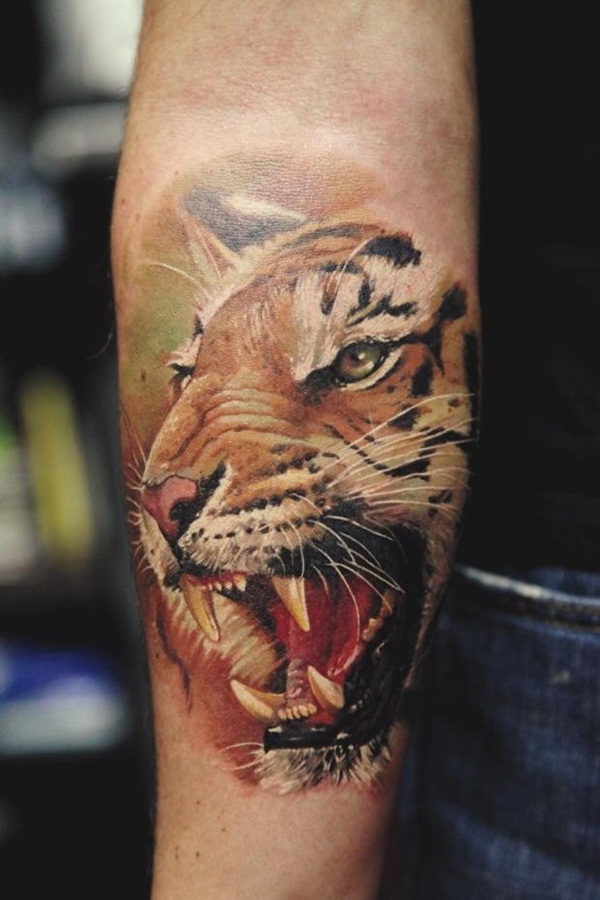 Desenhos de tatuagem de tigre para homens (33) 