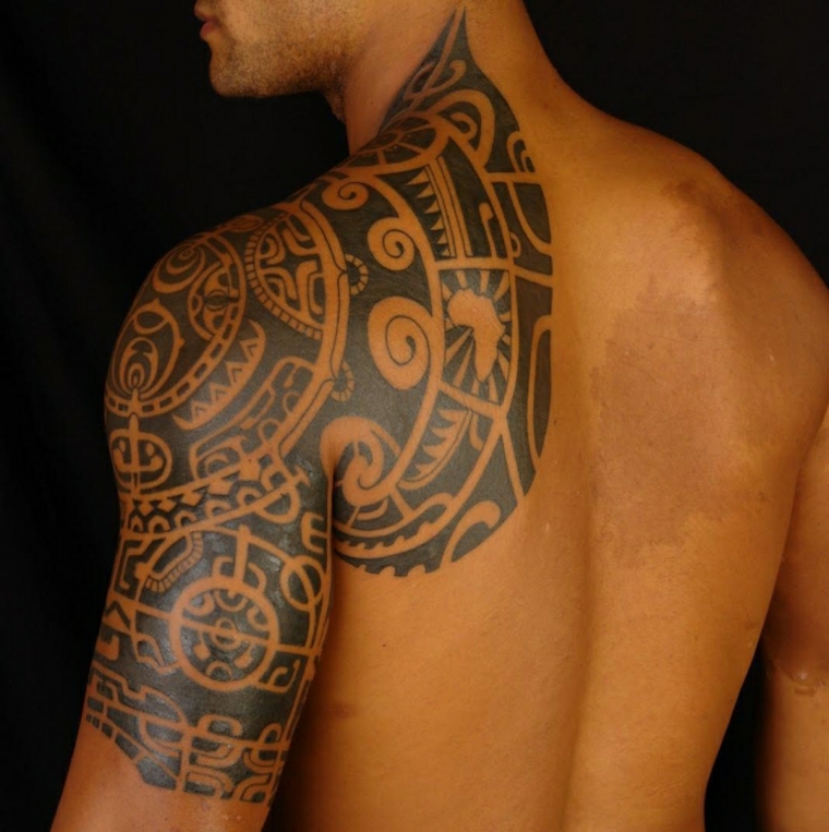 Tatuagens maori para homens 