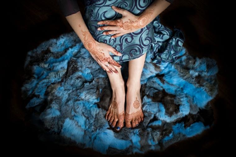 pés de tatuagens de henna 