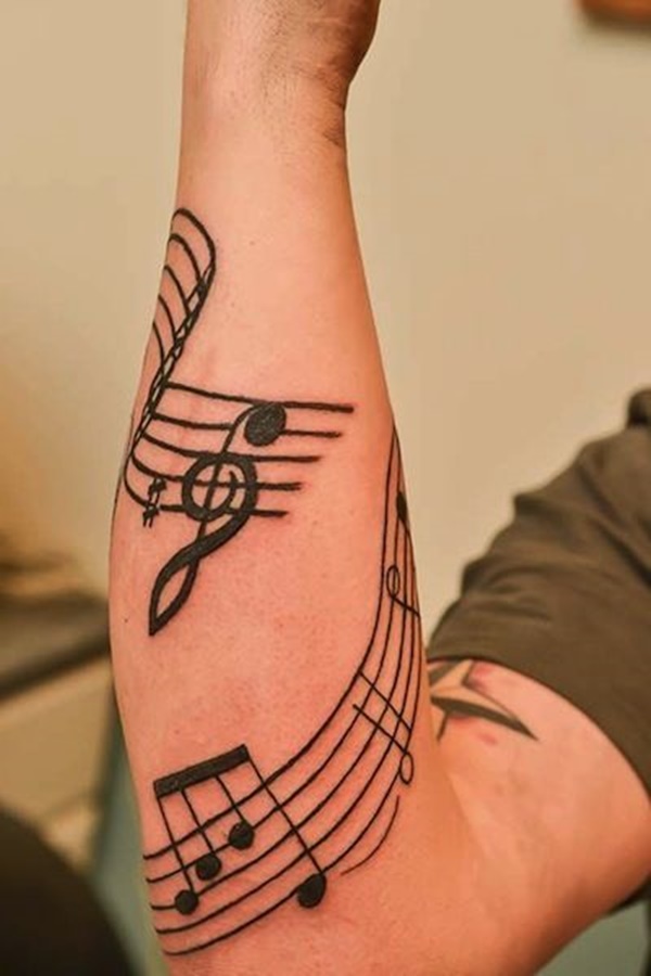 desenho de tatuagem de música (39) 