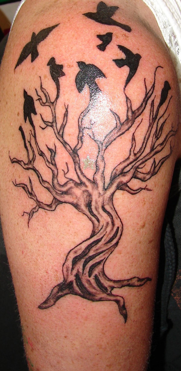Desenhos de tatuagem de árvore16 