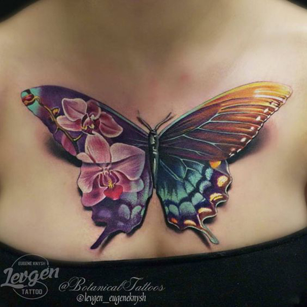 tatuagem de borboleta 2018 