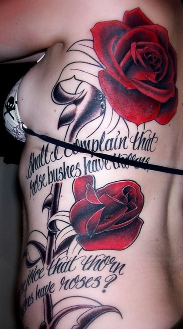 Tatuagens De Rosa Para Meninas 