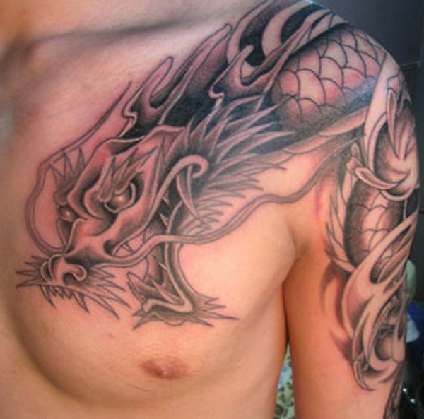 35 hipnotizante tatuagem de dragão idéias e seus significados 13 