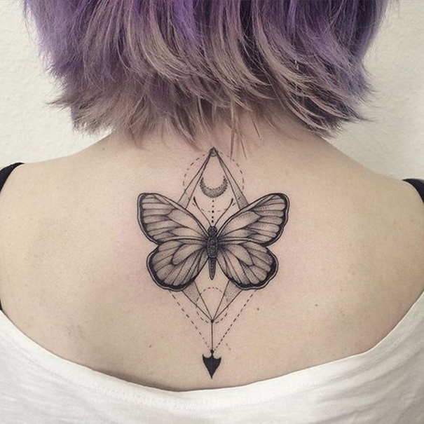 Desenhos de tatuagem de borboleta para mulheres » Tatuagens HD