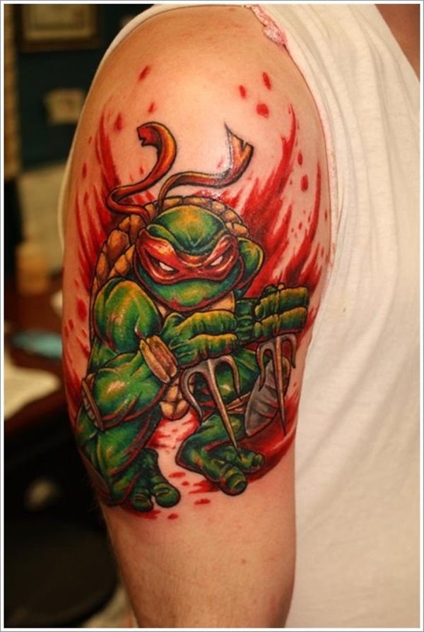 35 desenhos de tatuagem de tartaruga e idéias 9 