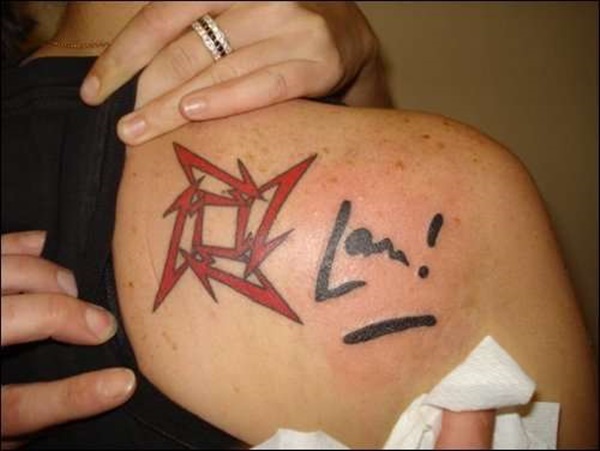 Significados e projetos do tatuagem da estrela de Ninja 33 