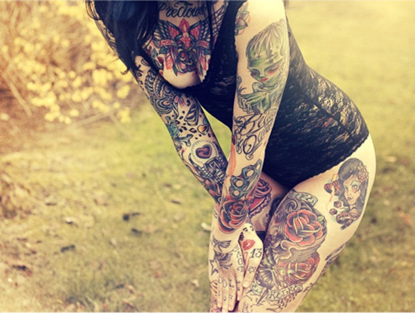 Desenhos de tatuagem de corpo inteiro para homens e mulheres40 