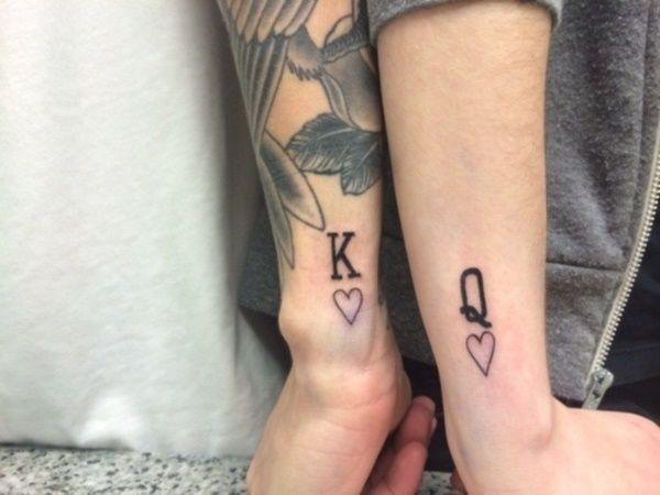 Tatuagem Cartas Rei & Rainha – Tattoo for a week