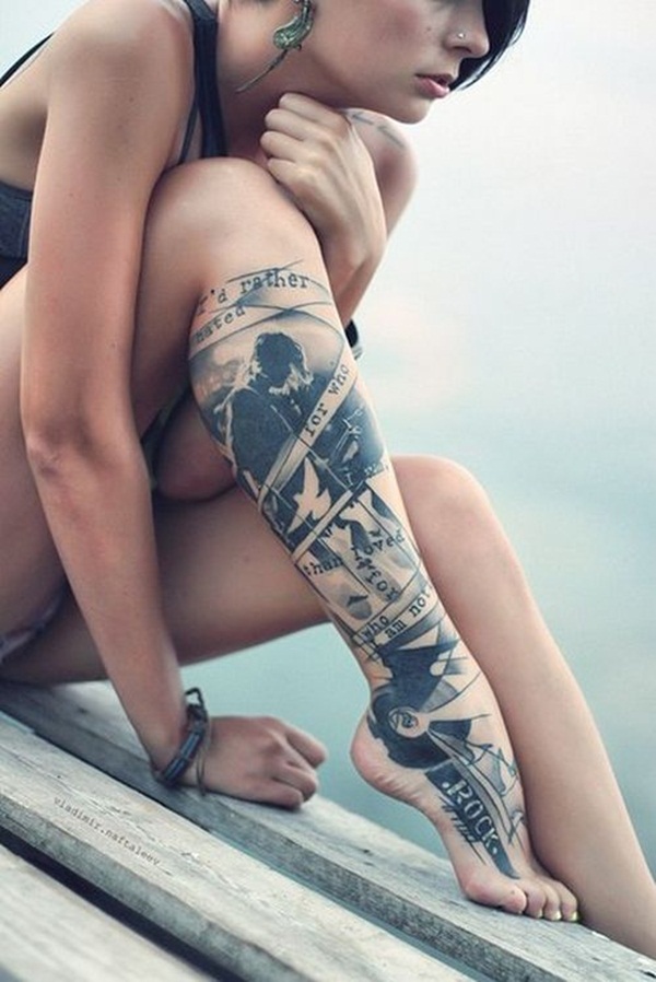 Tatuagem de tornozelo designs 69 