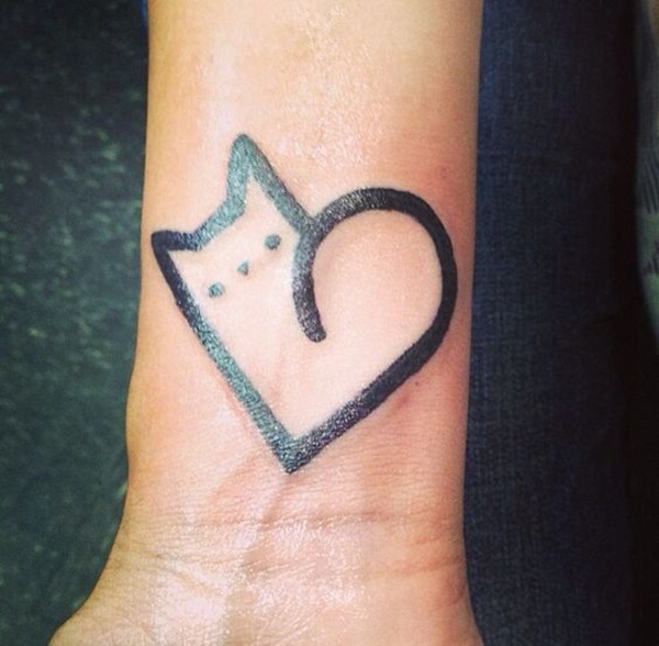 desenhos de tatuagem de gato para meninas23 
