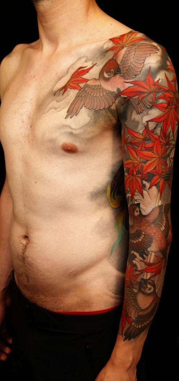 tatuagem de tinta vermelha (37) 