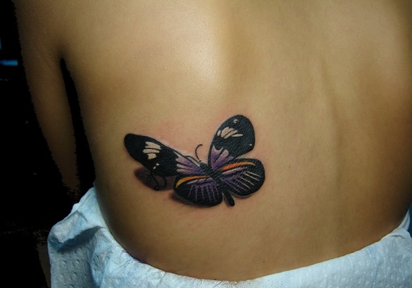 Tatuagem de borboleta 3D 47 