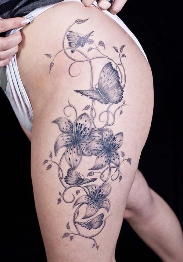 Desenhos de tatuagem de coxa (69) 