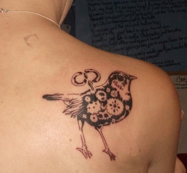 Desenhos de tatuagem de aves (93) 