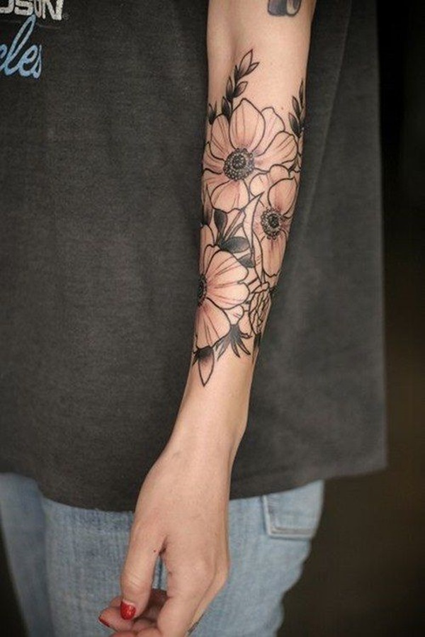 desenhos de tatuagem de flores (19) 