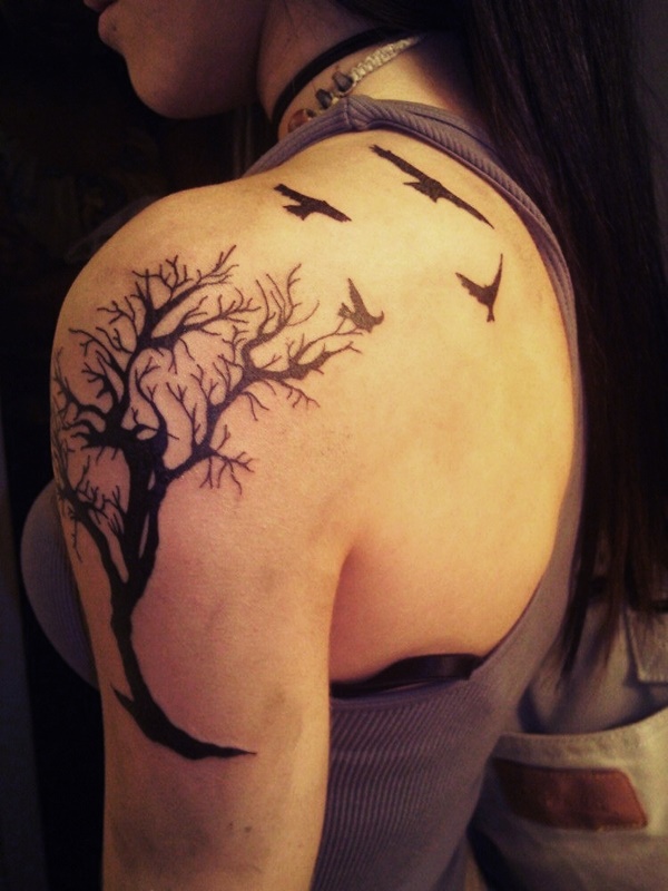 Desenhos de tatuagem de árvore14 