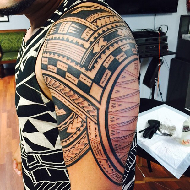 2018 Tatuagens Samoanas Tribais 