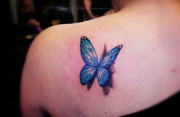 Tatuagem de borboleta 3D 57 