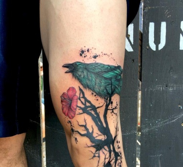 desenho de tatuagem de pássaro (94) 