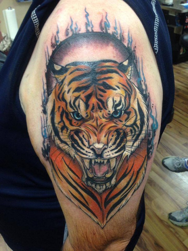 Desenhos de tatuagem de tigre para homens (38) 