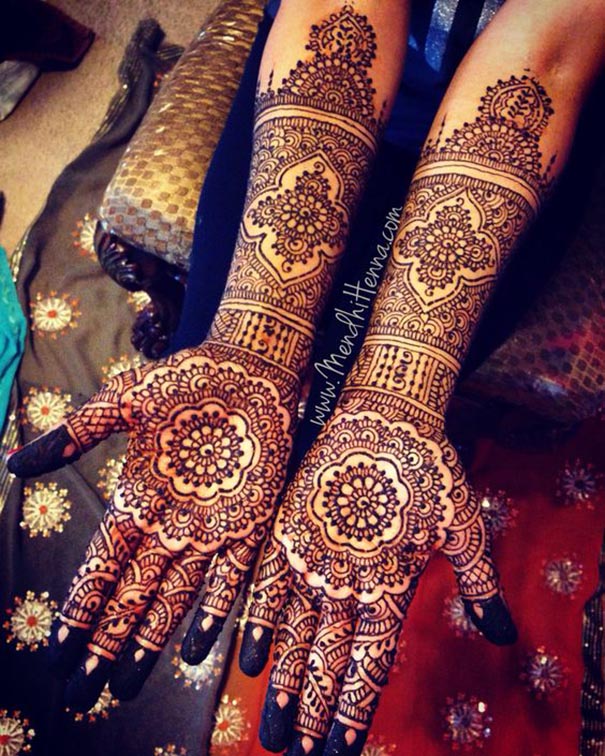 Tatuagens de Henna indianas para mulheres 