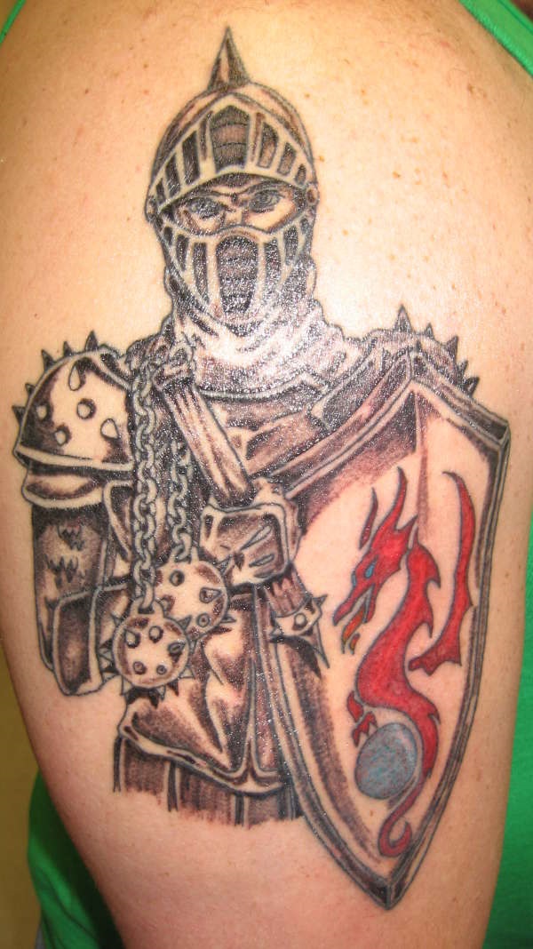 Idéias e Significados do Tatuagem de Cavaleiro 30 