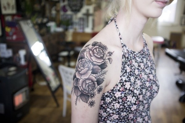 desenhos de tatuagem de flores (65) 