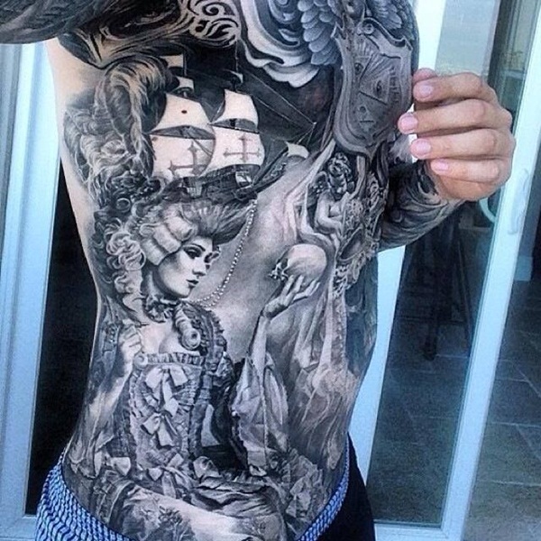 Desenhos de tatuagem de corpo inteiro para homens e mulheres33 