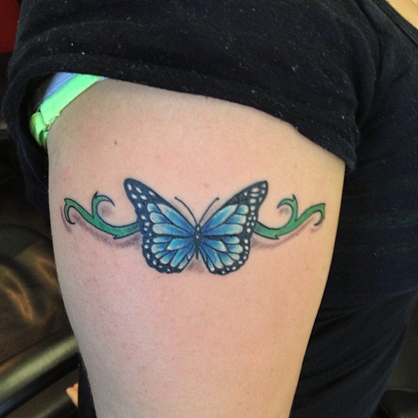 Tatuagem de borboleta 3D 30 