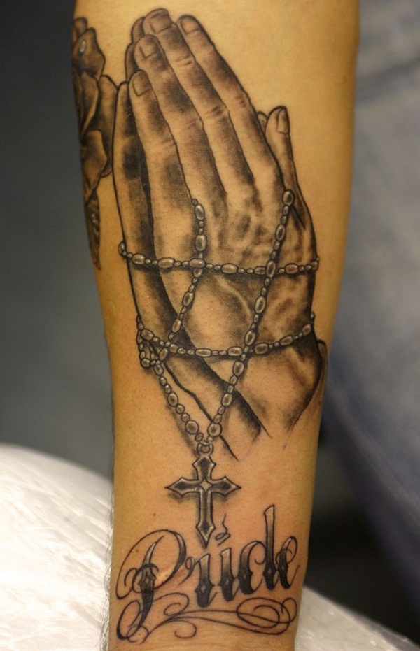 Tatuagem de mão a rezar (9) 