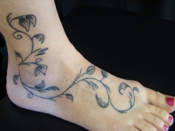 tatuagem de folhas design0391 