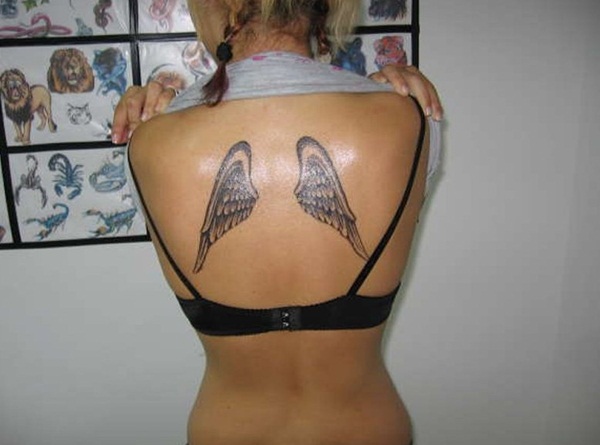 Desenhos de tatuagem de anjo e idéias53 