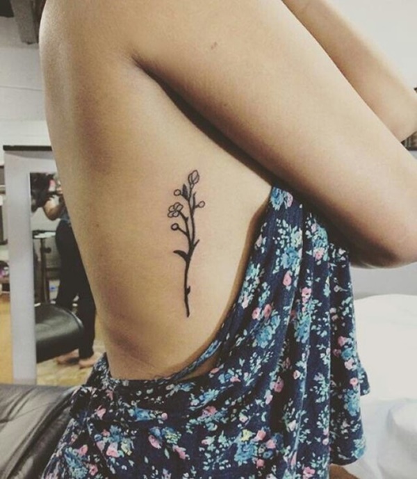 Desenhos de tatuagem de flores (59) 
