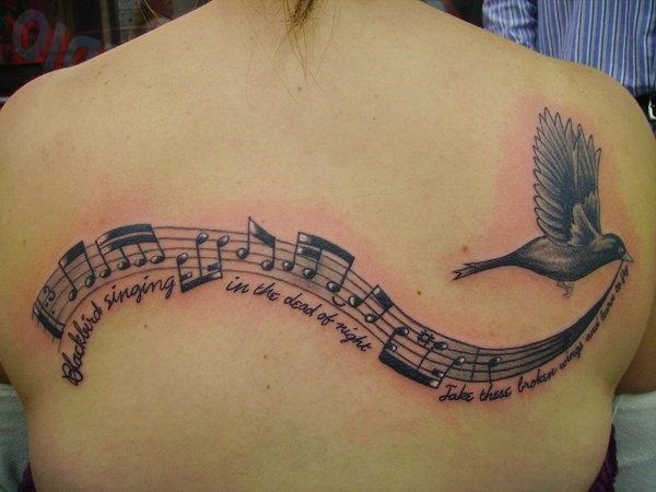 35 Melodious Music Notation Tattoos 5 