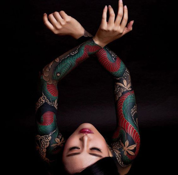 tatuagem de yakuza para mulheres 