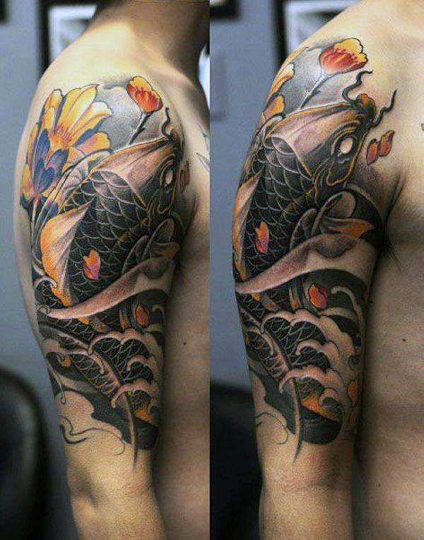 Significado de tatuagens de Carpas (peixe Koi), BlendUp Tattoos