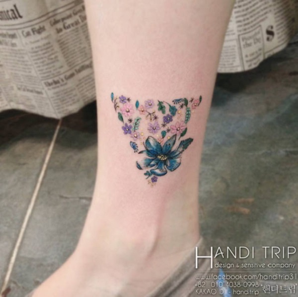 Tatuagens de glifo triangular 20 
