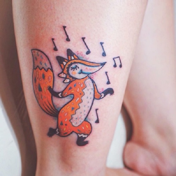 desenhos de raposa-tatuagem-33 