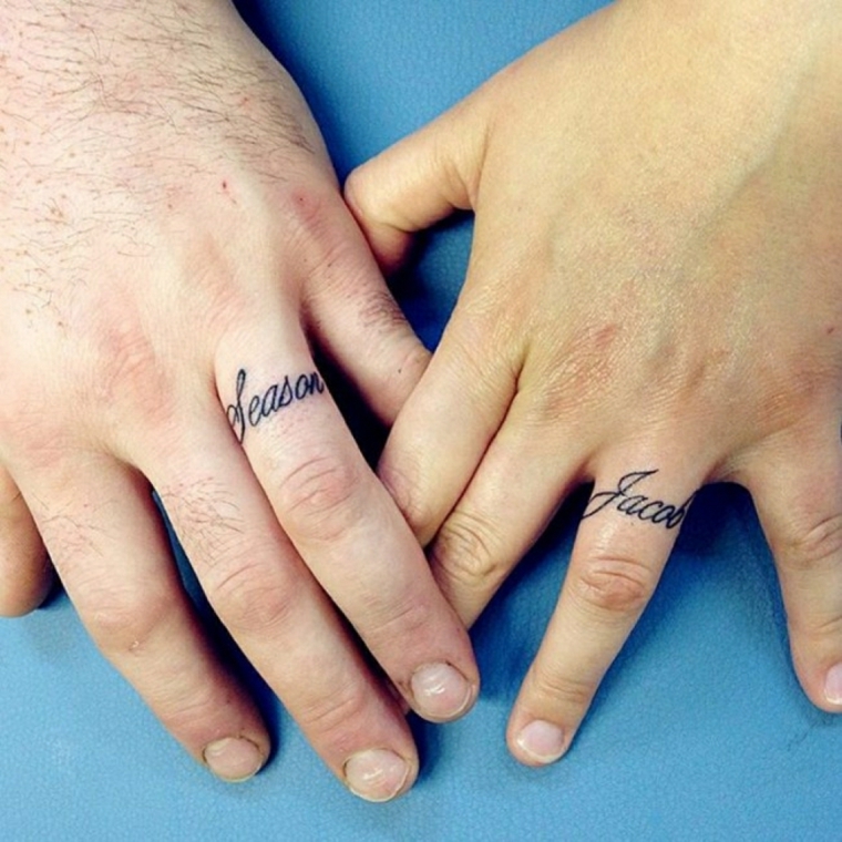 melhores tatuagens-dedos-mão-idéias-casais 