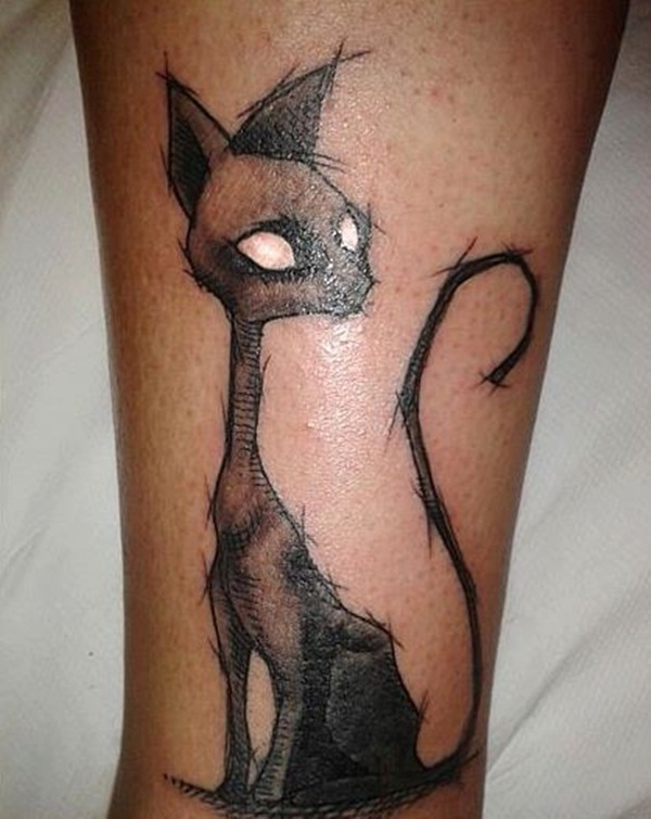 desenhos de tatuagem de gato para girls45 
