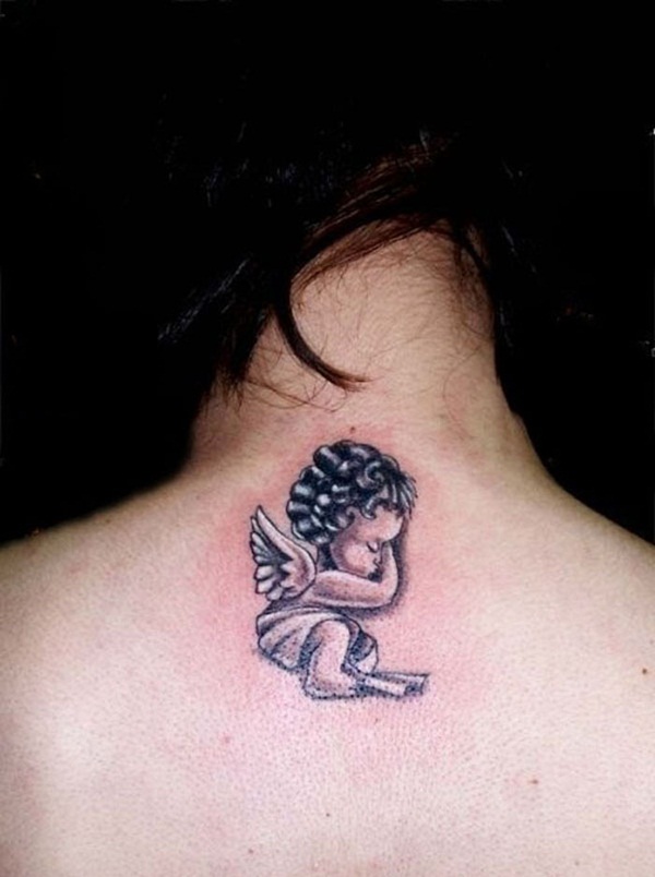Desenhos de tatuagem de anjo e idéias44 