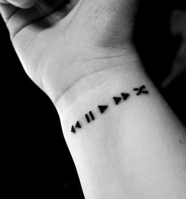 Desenhos de tatuagem de música 34 