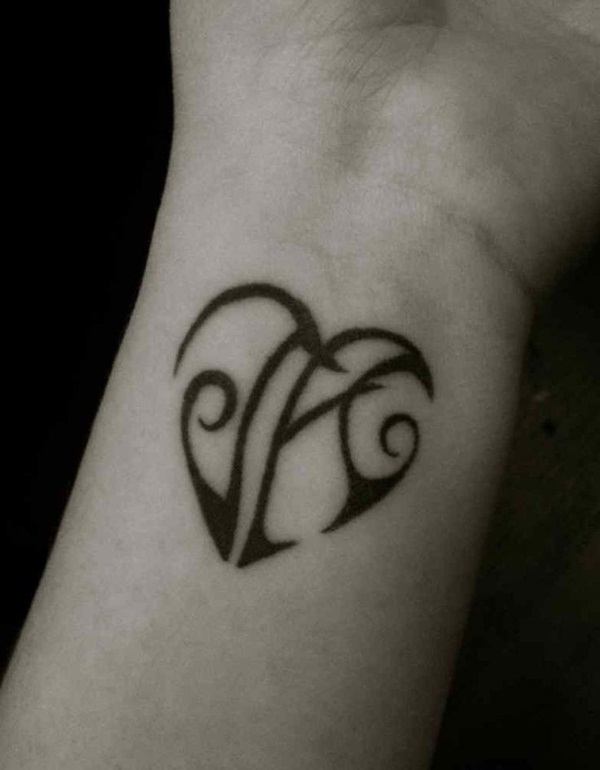 desenhos de tatuagem de coração 44 